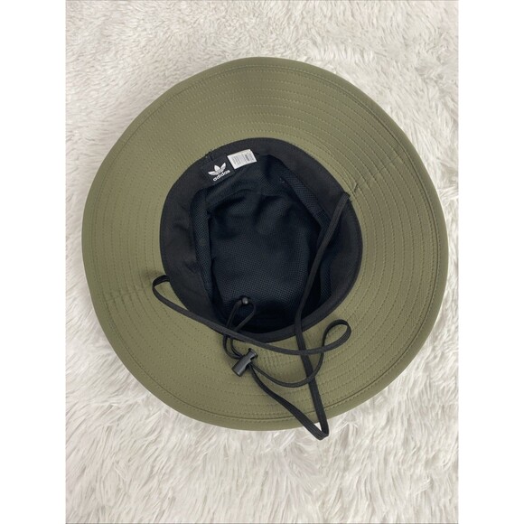 Adidas Originals Webbing Boonie Bucket Hat Size S/M Sun Protect  Olive Green - Picture 6 of 11